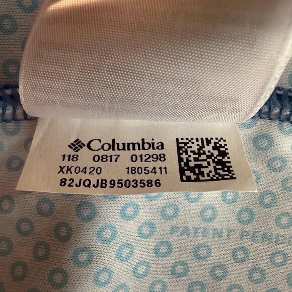 Columbia Omni Freeze Zero Dress Blue Speckled L - Picture 7 of 9
